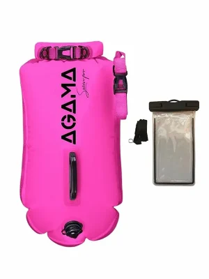 Agama SWIM PRO 28 L plavecká bójka a suchý vak růžová Kup Teď