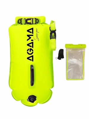 Nejprodávanější Agama SWIM PRO 28 L plavecká bójka a suchý vak žlutá