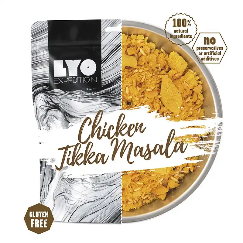 LyoFood Kuřecí Tikka Masala s rýží 1 porce Přímo Od Výrobce