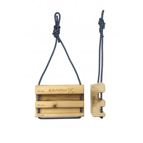 Metolius Wood Rock Rings dřevěná posolovací mini deska Aktuální