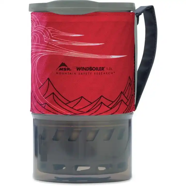 MSR Windburner Stove System 1,0l plynový vařič red Výprodej