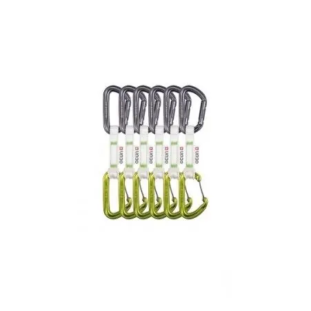 Must-Have Ocún HAWK QD COMBI BIO-DYN-RING 15 mm 10 cm 6-pack green