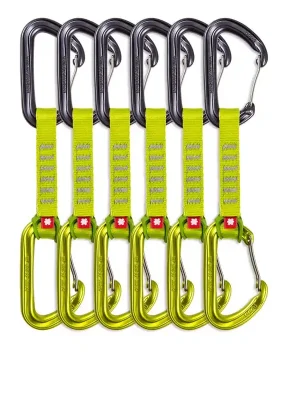 Časově Omezené Ocún Hawk QD wire ECO-PES 16mm 10cm 6-pack green
