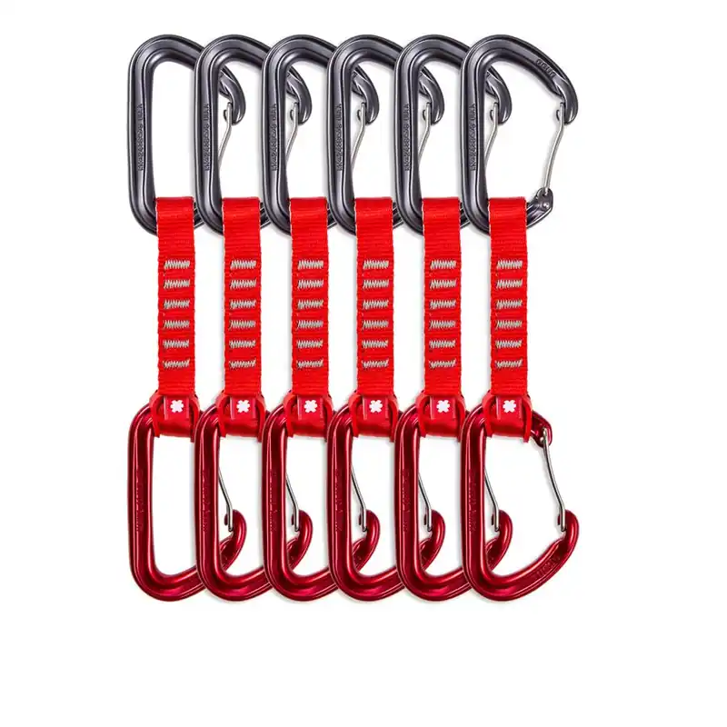 Ocún Hawk QD wire ECO-PES 16mm 10cm 6-pack red Nová Kolekce