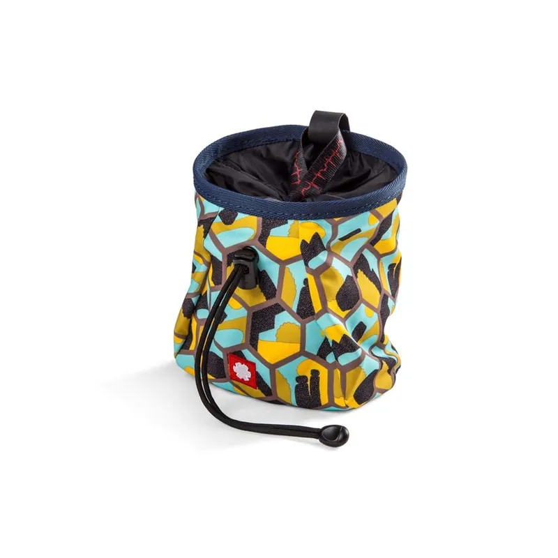 Nová Kolekce Ocún Lucky + Belt pytlík na magnézium Hexagon/Yellow