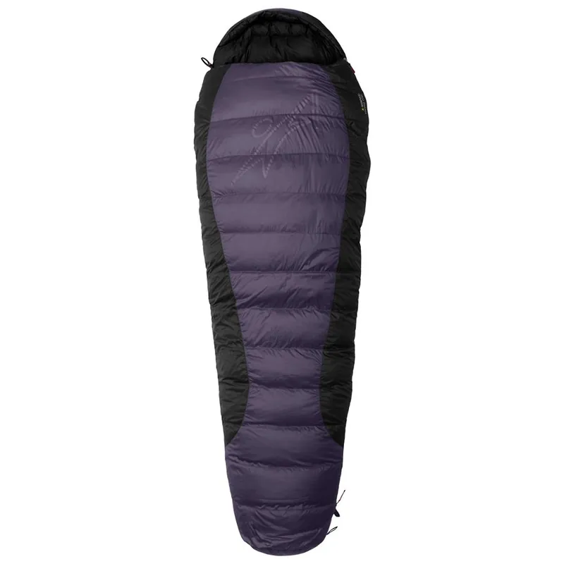 Warmpeace Viking 900 195cm péřový spací pytel iron/grey/black Levý zip Vrácení Zdarma