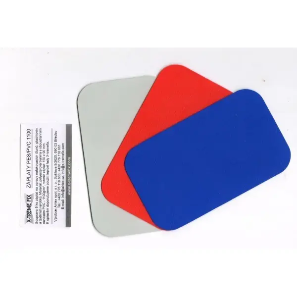 Expresní Doručení Záplaty PES/PVC 1100 g - 5 ks šedá