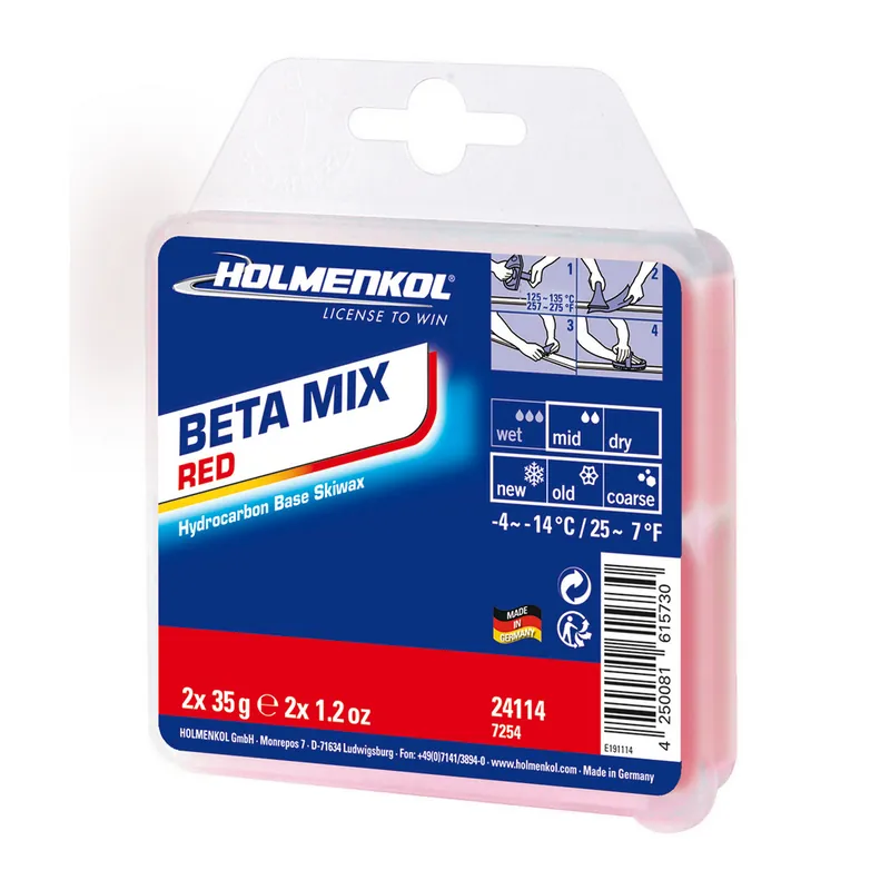 Holmenkol Betamix red 2x35g Top Prodej