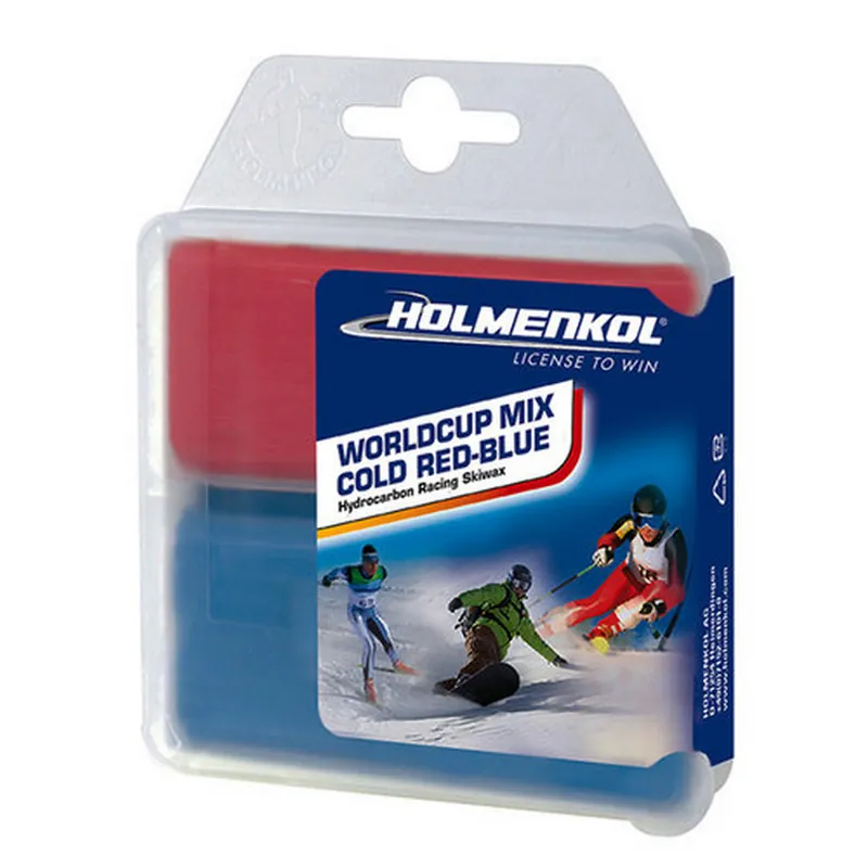 Holmenkol WC Mix Cold red/blue 2x35g Výprodej