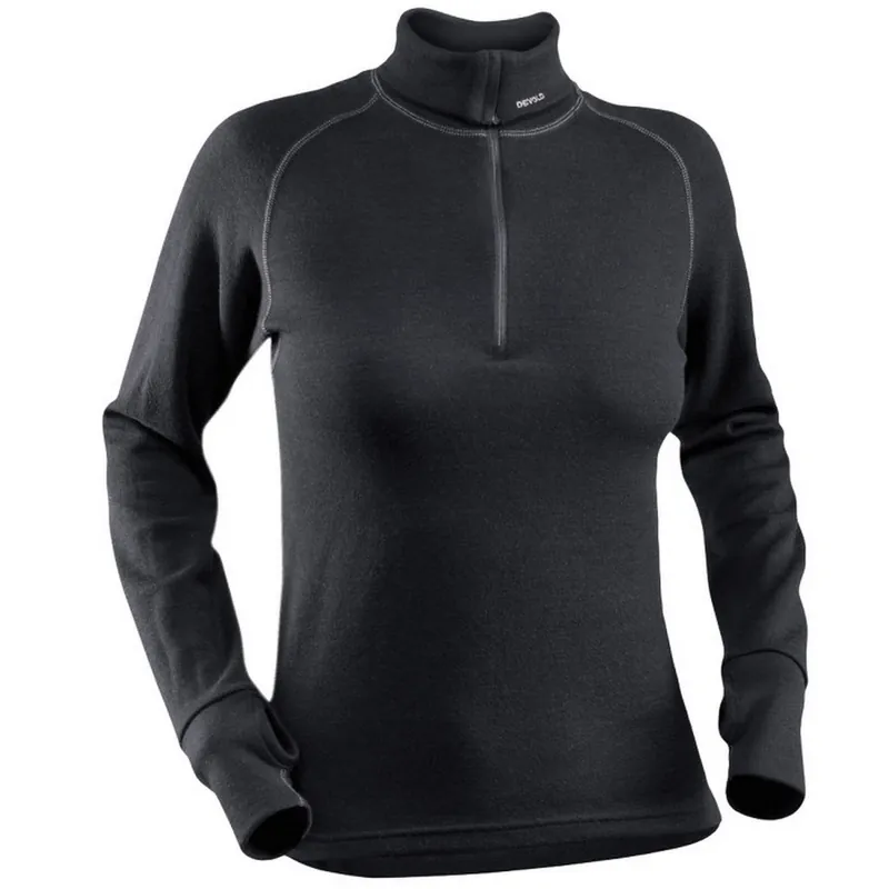 Termoprádlo Devold Expedition Zip Neck W black Výhodná Nabídka