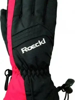 Lyžařské rukavice Roeckl Asti GTX Jr black/red Nová Kolekce