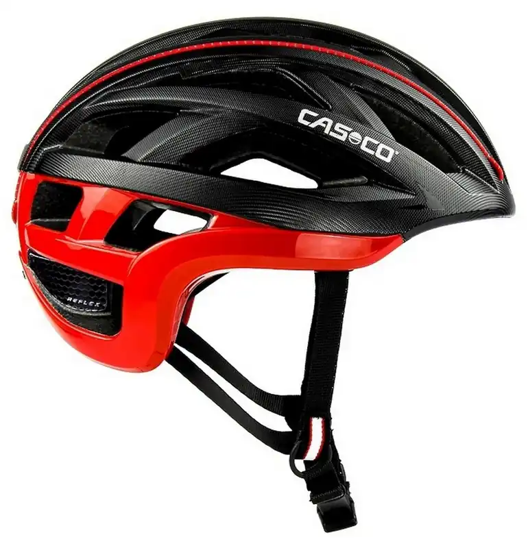 Cyklistická helma Casco Cuda 2 54-58 Strada black/red strucrure Cenový Hit