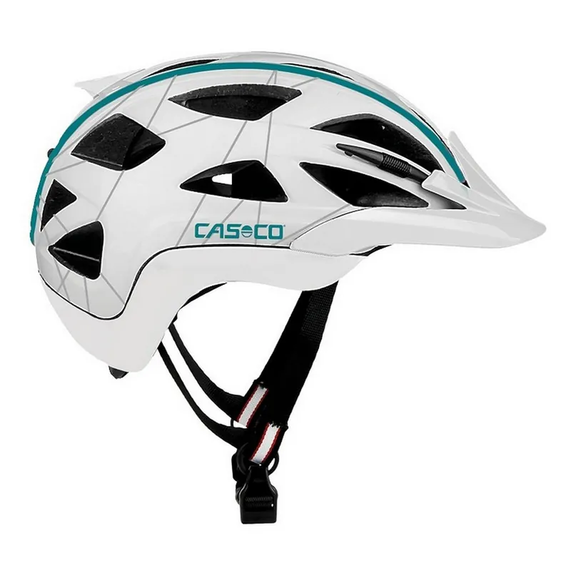 Cyklistická helma Casco Active 2 W 58-62 Femme white-turqouise shiny Omezená Nabídka