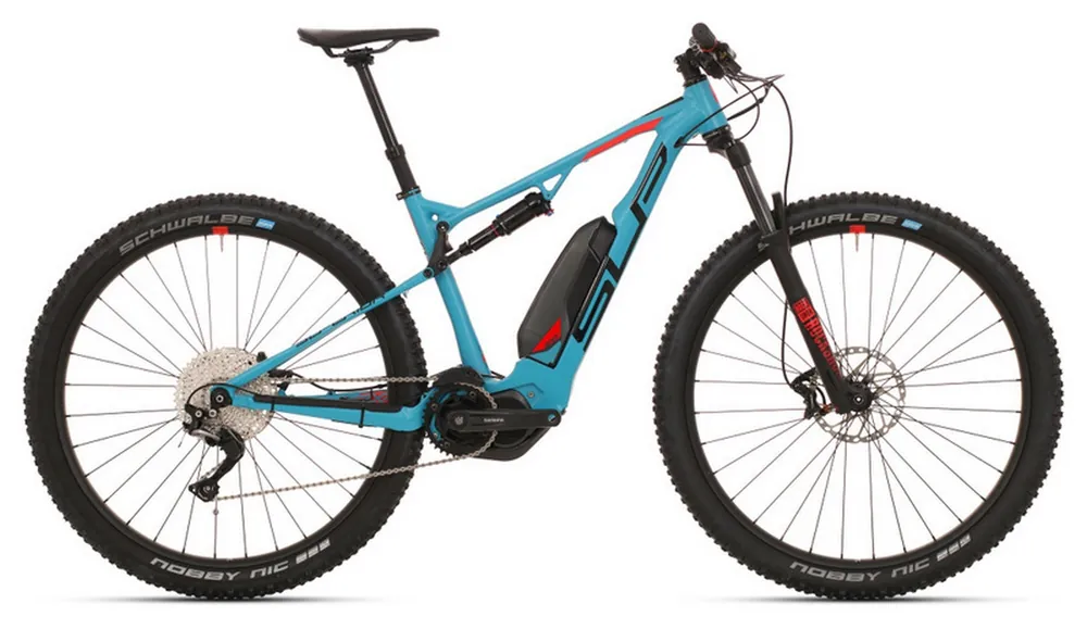 Celoodpružené elektrokolo Superior eXF 919 petrol blue/black/red Top Prodej