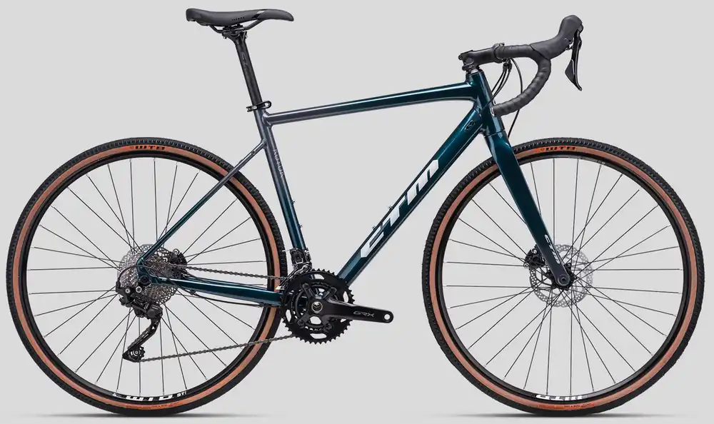 Sleva Gravel kolo CTM Koyuk 2.0 perleťová antracitová/hluboká zelená