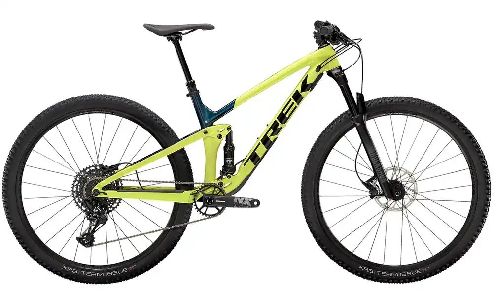 Cenový Hit Celoodpružené kolo Trek Top Fuel 8 NX Volt/Dark Aquatic