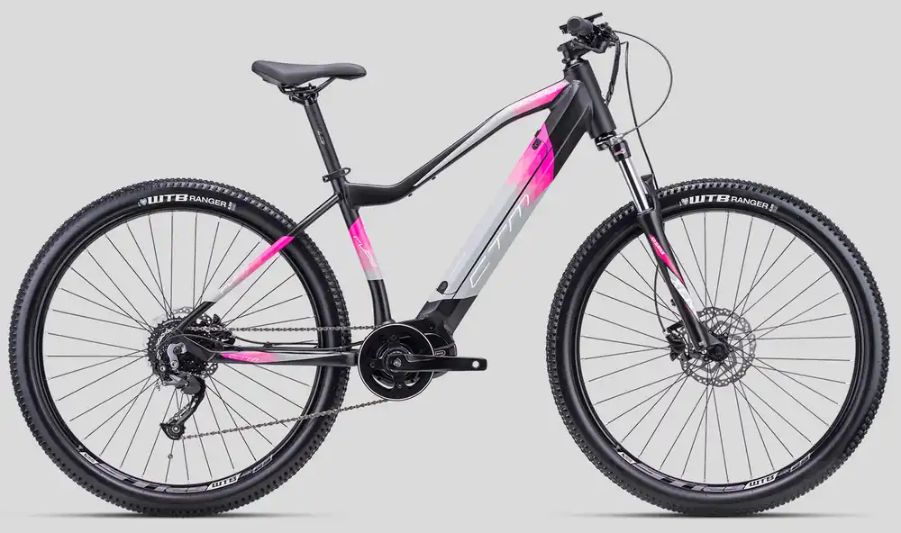 Horské elektrokolo CTM Ruby 29" matná černá / růžová Výhodná Nabídka