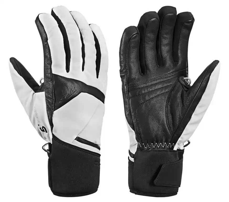 Cenová Bomba Lyžařské rukavice Leki Equip S GTX Lady black/white