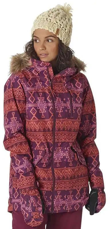 Snowboardová bunda Burton Hazel Jkt W Starling Mojave Akce