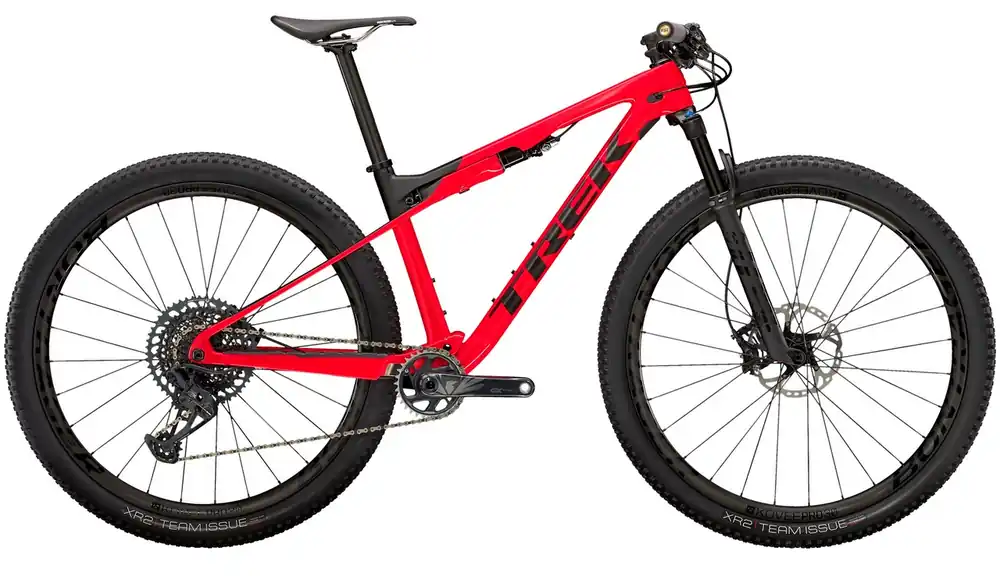 Cenový Hit Celoodpružené kolo Trek Supercaliber 9.8 GX red - Půjčovna