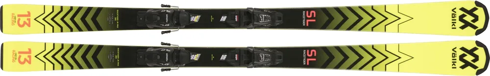 Nízká Cena Dětské sjezdové lyže Volkl Racetiger Jr Pro Yellow + 7.0 VMotion