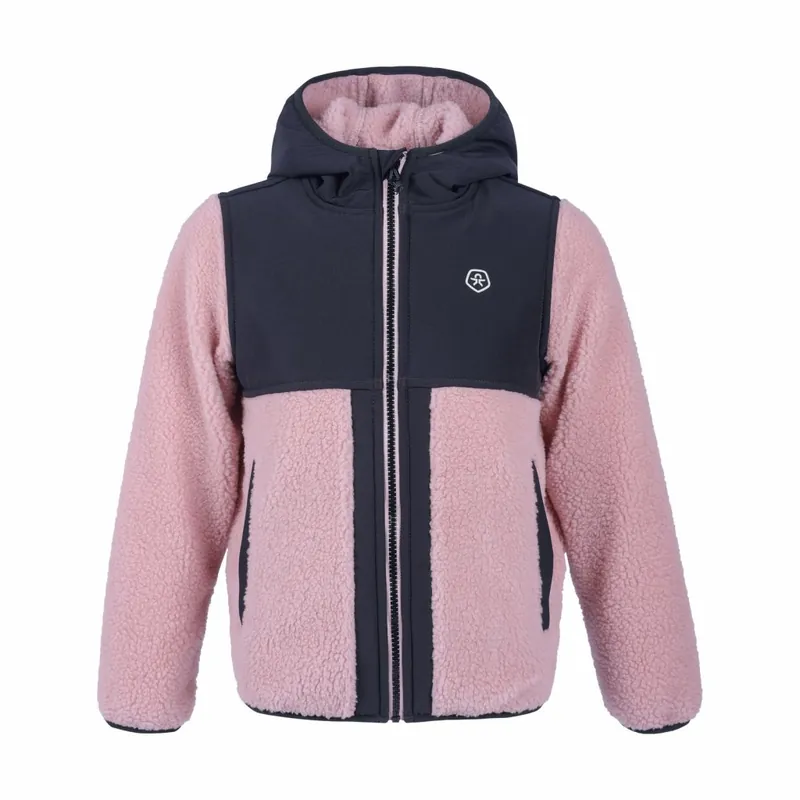 Dětská mikina Color Kids Teddy fleece zephyr Levný