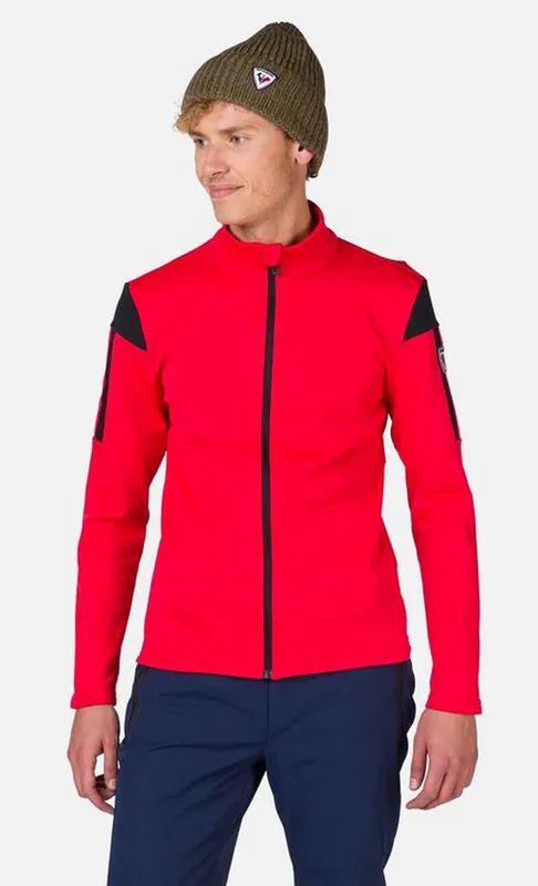 Mikina Rossignol Aerial FZ sports red Levný