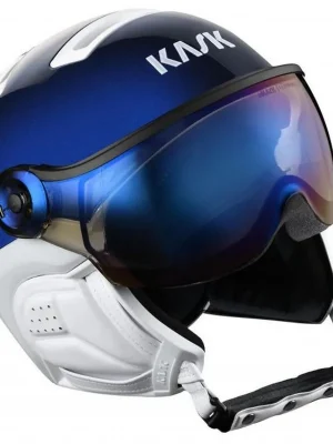 Akce Lyžařská helma se štítem Kask Piuma R Class Sport navy