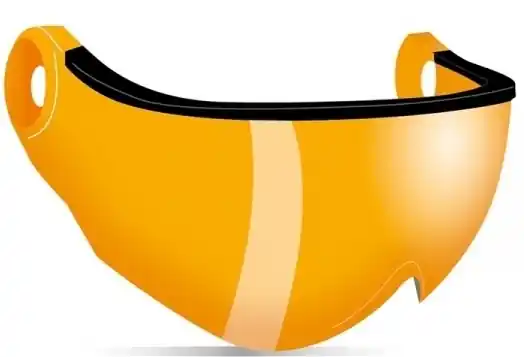Autentický Náhradní štít Kask Piuma Visor orange S2