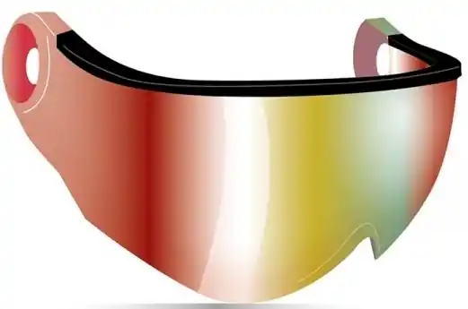 Sezónní Sleva Náhradní štít Kask Piuma Visor red mirror S2