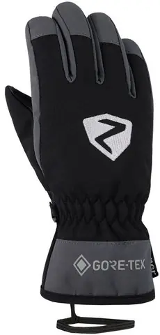 Lyžařské rukavice Ziener Larino GTX Junior black Výprodej