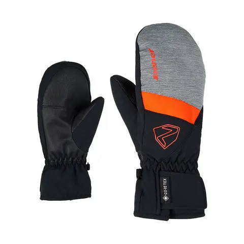 Horká Nabídka Lyžařské rukavice Ziener Levin GTX Junior Mitten melange/black