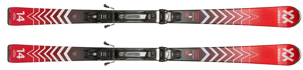 Sjezdové lyže Volkl Racetiger SRC Black / Red+ Vmotion 10 Poslední Šance