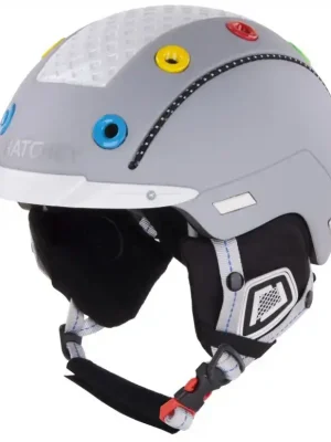Hit Sezóny Lyžařská helma Hatchey Edge Junior Color grey