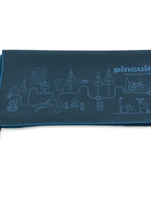 ručník PINGUIN MICRO TOWEL MAP Blue L (60x120cm) Akční Cena