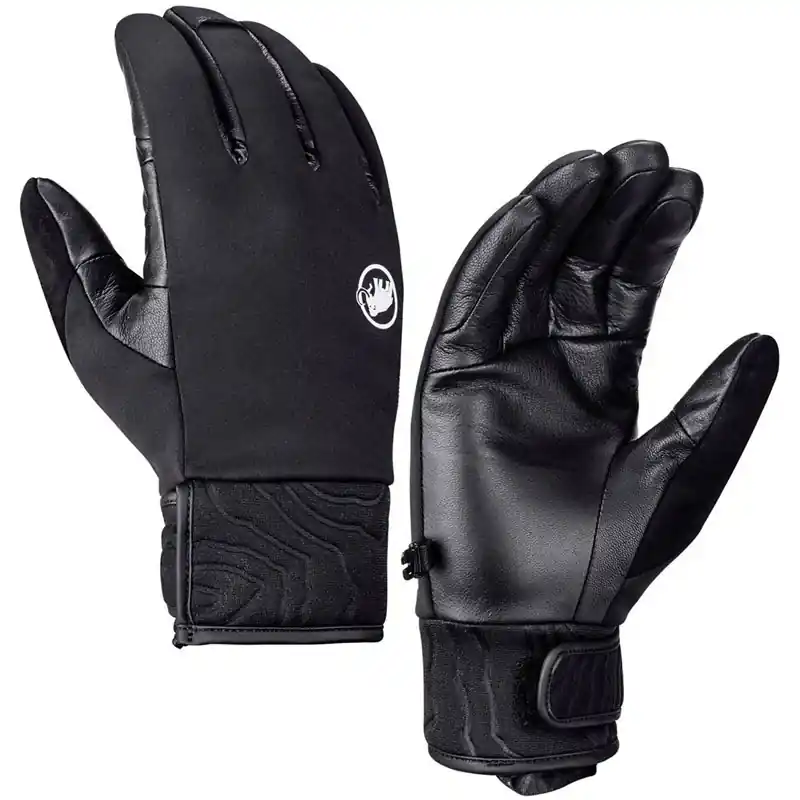 rukavice MAMMUT ASTRO GUIDE GLOVE Black - Velikost 7 Dokud Zásoby Vydrží