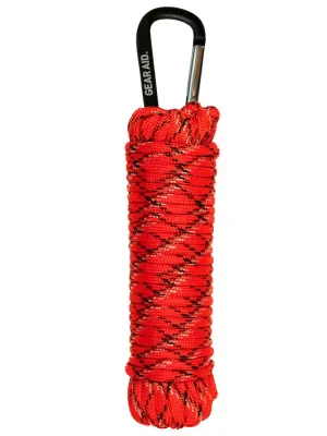 Výprodej šňůra GEAR AID HEAVY DUTY 550 PARACORD 4mm 9m Reflective Orange