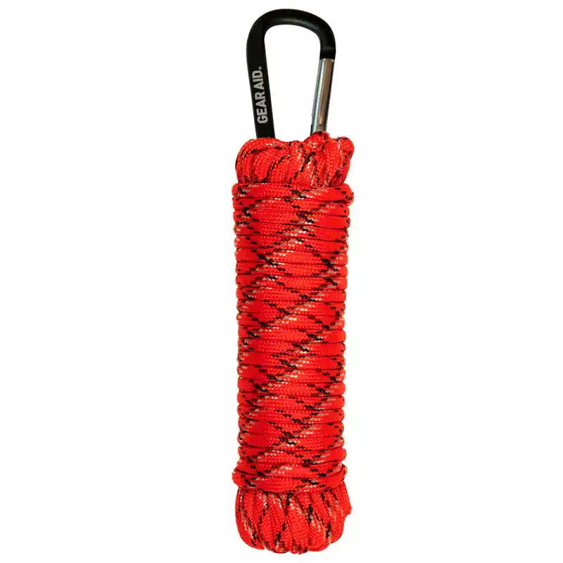 Výprodej šňůra GEAR AID HEAVY DUTY 550 PARACORD 4mm 9m Reflective Orange