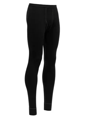 Finální Výprodej spodní kalhoty DEVOLD EXPEDITION Merino 235 Longs Man Black - Velikost oblečení S