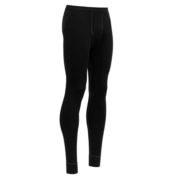 Finální Výprodej spodní kalhoty DEVOLD EXPEDITION Merino 235 Longs Man Black - Velikost oblečení S