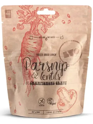 strava LYOFOOD Pastinák s čočkou v houbové omáčce 70g Must-Have