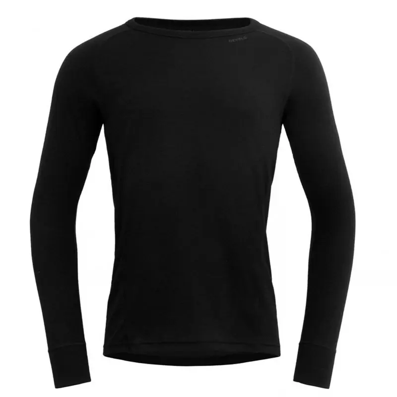 triko DEVOLD DUO ACTIVE MERINO 205 SHIRT Man Black - Velikost oblečení L Nakupujte Hned