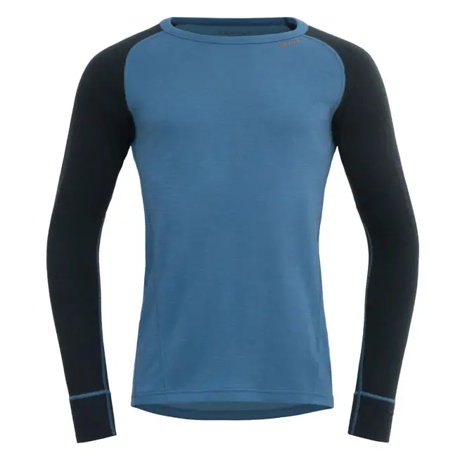 Koupit Online triko DEVOLD DUO ACTIVE MERINO 205 SHIRT Man Blue/Ink - Velikost oblečení XL