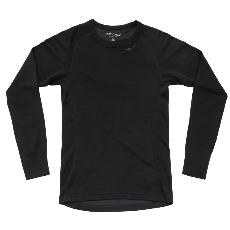 Pouze Dnes triko DEVOLD DUO ACTIVE MERINO 205 SHIRT Woman Black - Velikost oblečení M