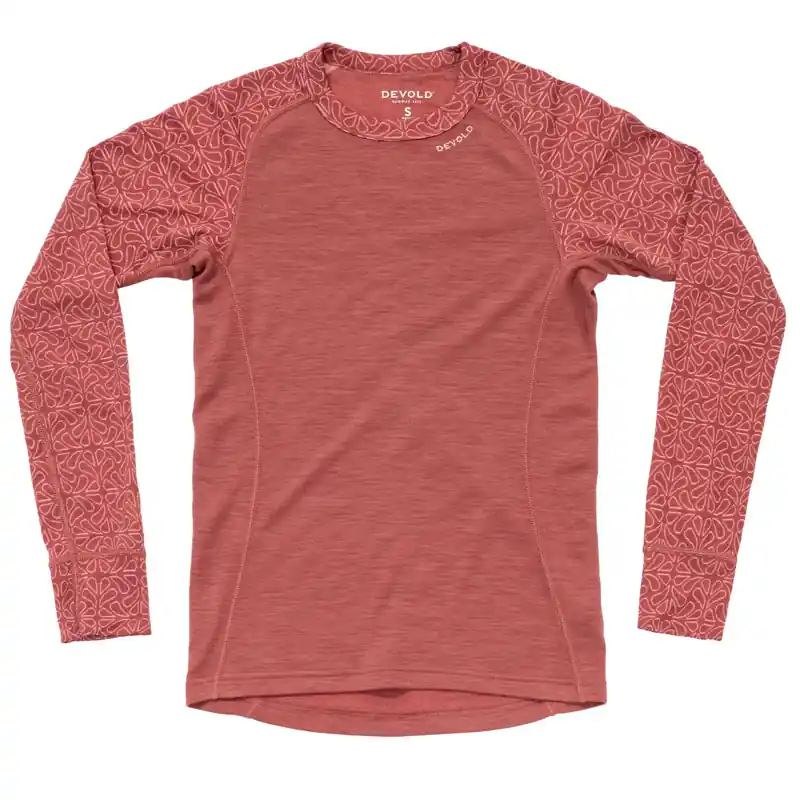 triko DEVOLD DUO ACTIVE MERINO 205 SHIRT Woman Marsala Akce