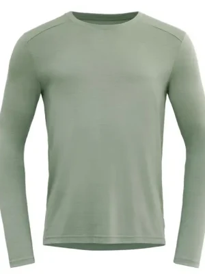Nakupujte Hned triko DEVOLD HOVLAND Merino 200 Shirt Man Fog - Velikost oblečení L