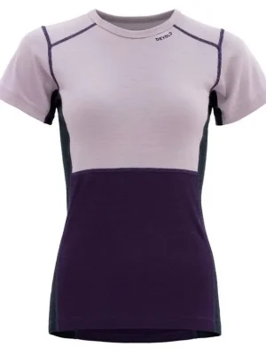 triko DEVOLD LAUPAREN Merino 190 T-Shirt Woman Orchid/Lilac/Ink Dokud Zásoby Vydrží
