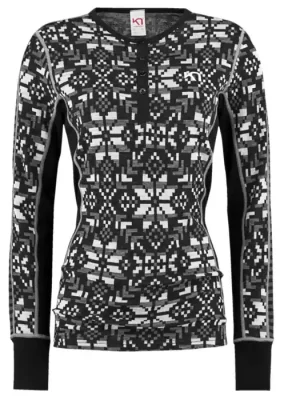 triko KARI TRAA ELSE Long Sleeve Black - Velikost oblečení S Pouze Dnes