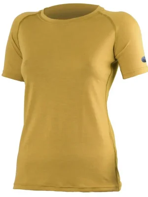 triko LASTING ALEA Merino Wool 160g Women Mustard - Velikost oblečení M Novinka