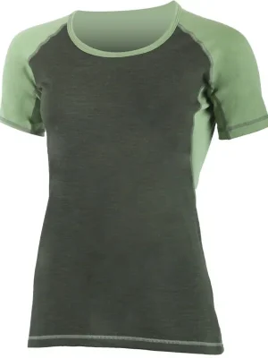 Rychlé Dodání triko LASTING ZITA Merino Wool 160g Women Green